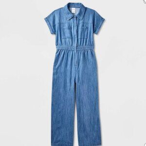 Cat & Jack Denim Romper Size M (8)